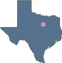 Map of Texas that shows location of AllianceTexas over background of a close-up map of the port.