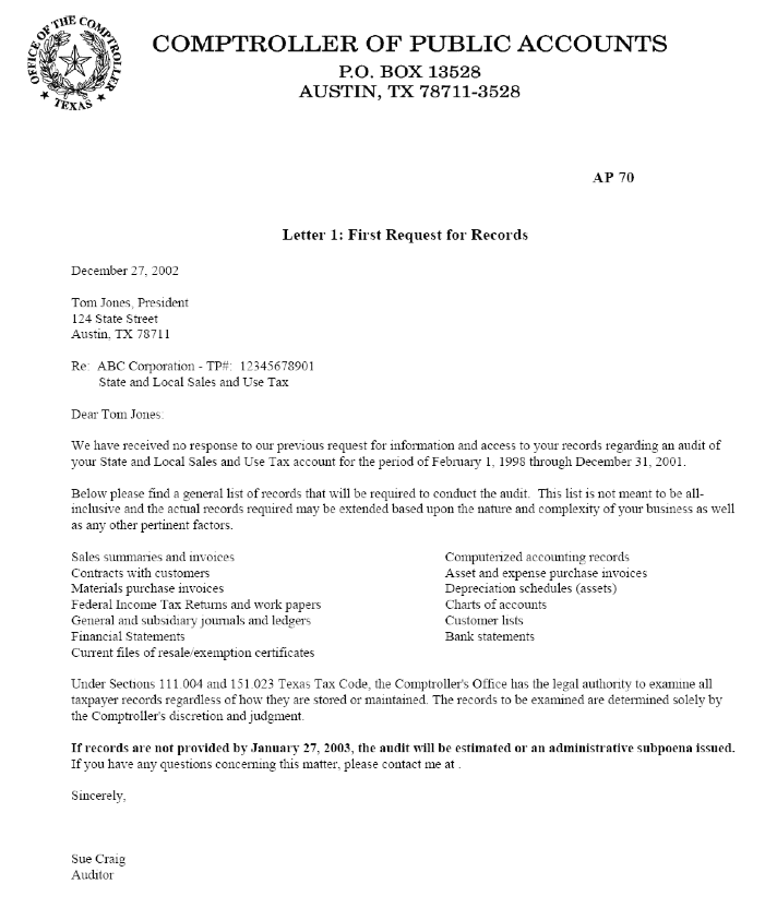 Sample Letter Waiver Of Penalty